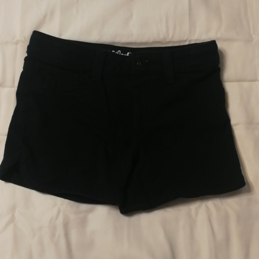 Little Girl Black Shorts
